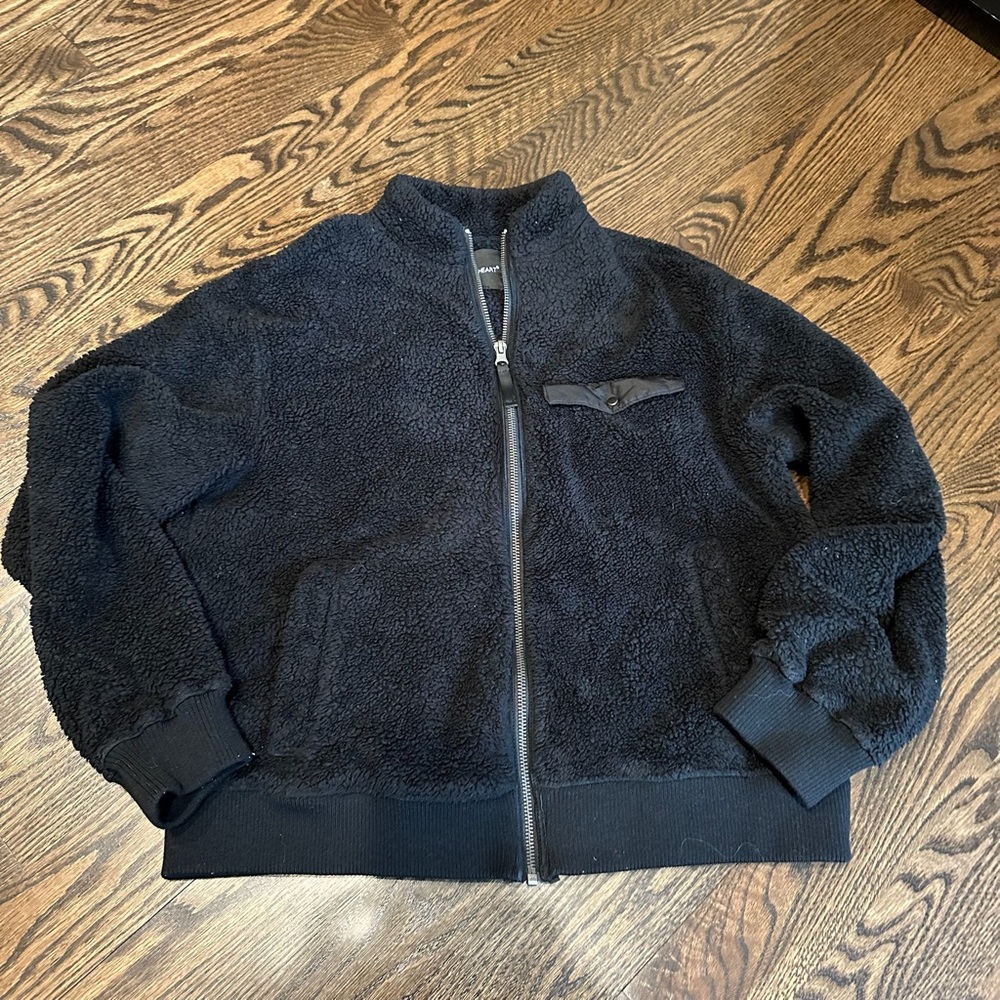 Velvet Heart Black Fleece Jacket